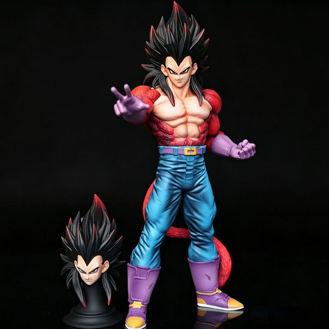 Bandai Dragon Ball Super Saiyan 4 Vegeta Actionfigur, Kunststoff - Bild 1