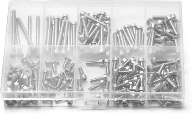 OPS RC Auto Reparatur Schrauben Kit, 180-teiliges Set, Edelstahl, Metall - Bild 1
