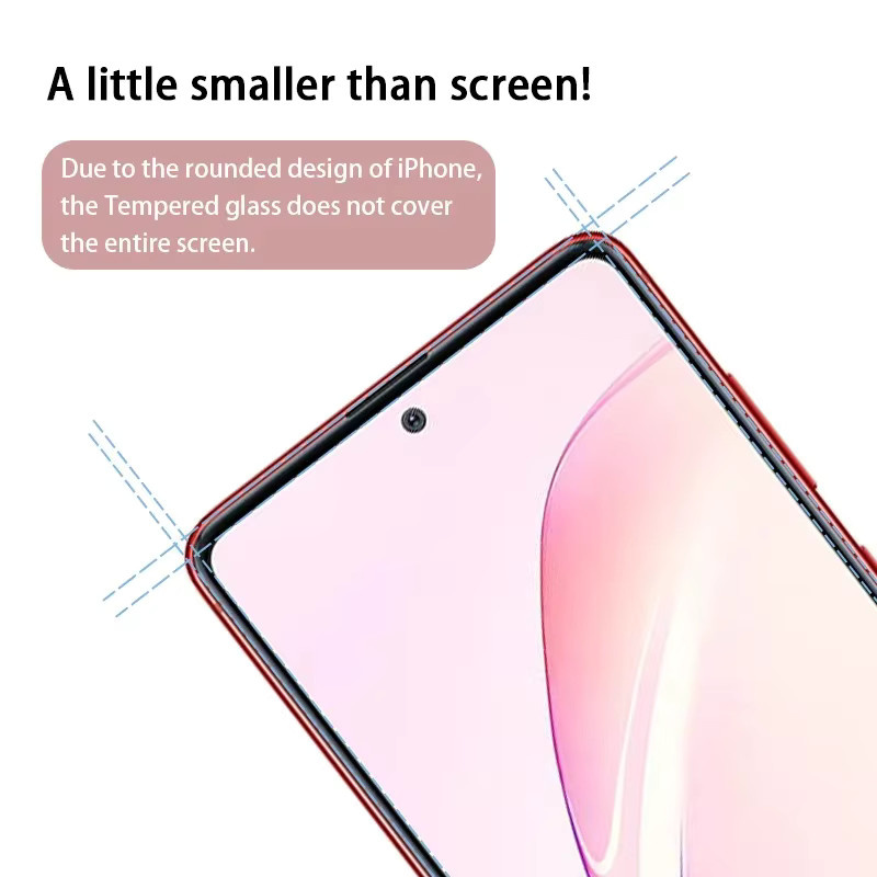 3er-Pack gehärtetes Glas Displayschutzfolie für Samsung Galaxy M04 M10 M11 M12 M13 M14 M21 M22 M23 M32 M33 M34 M42 M51 M52 M53 M54 M62 in Transparent - Bild 2