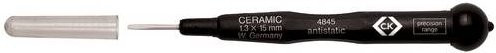 C.K ESD Schlitz-Schraubendreher Schwarz mit 1,8 mm Klingenbreite und 15 mm Klingenlänge - Bild 1