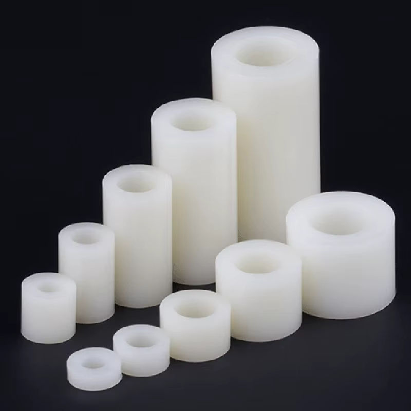 50 Stück TINGGOO Nylon Abstandshalter ohne Gewinde in Schwarz und Weiß, Hohlabstandsscheiben für M3 M4 M5 M6 M8 mit Innendurchmesser 3 4 5 6 8 mm - Bild 2