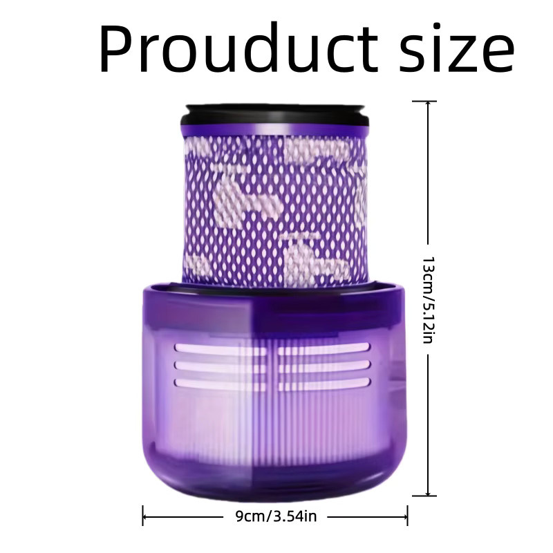 2er-Pack HEPA-Filter Ersatz für Dyson V11 und V15 Detect kabellose Staubsauger in Purple - Bild 5