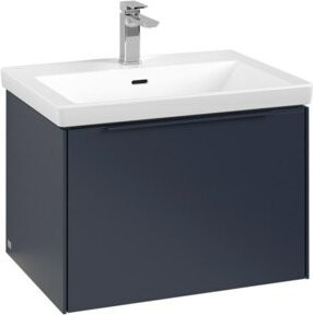 Villeroy & Boch Waschtischunterschrank Subway 3.0 in Blau Matt, B/T/H: 62,2 x 42,9 x 47,8 cm - Bild 1