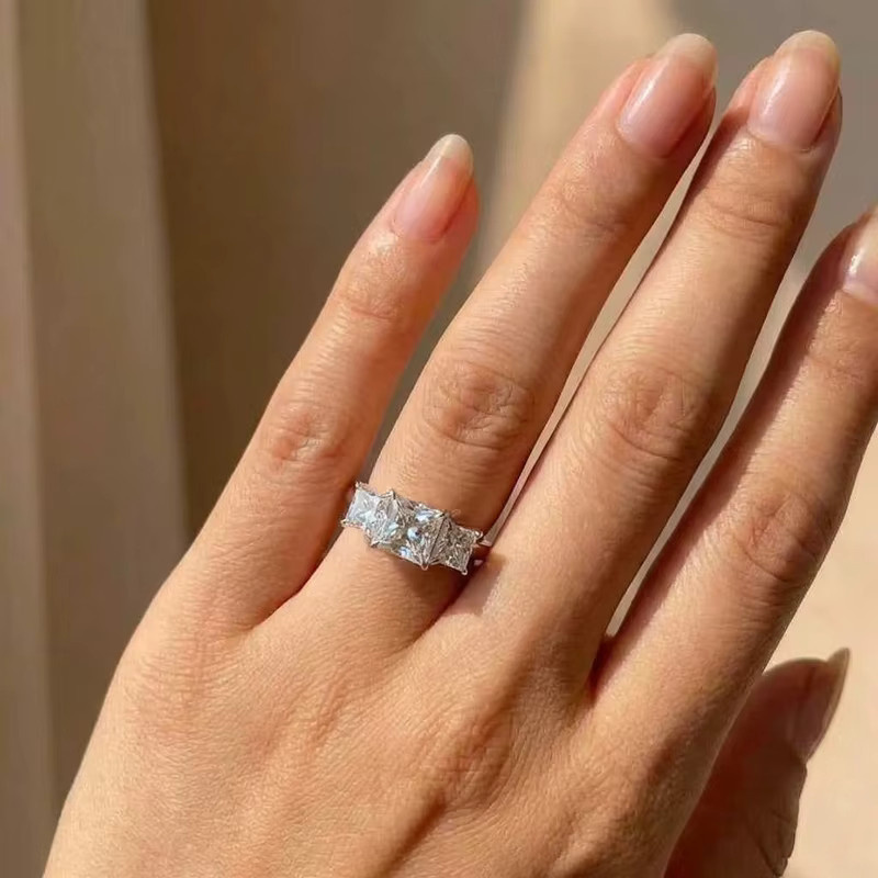 Ring 925 Silber, Zirkonia, Kristall, Damen - Bild 1