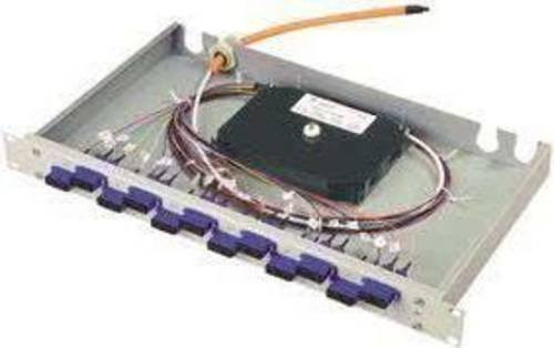 Telegärtner LWL-Rangierverteiler BASIS eco 1HE erikaviole in Silber - Bild 1
