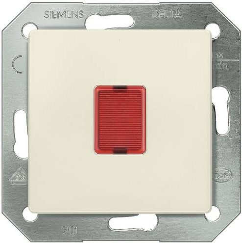Siemens Schalterprogramm Abdeckung Delta in Weiß 5TD2814 - Bild 1
