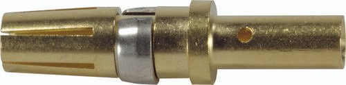HARTING Crimpkontakt 09030006220 aus Messing mit Goldbeschichtung - Bild 1