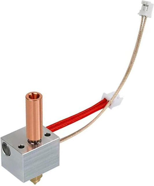 TOMTOP 3D-Drucker Hot End 24V 50W mit Bi-Metall-Düsenhals für Neptune 4 Pro, Silber - Bild 1