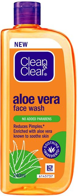 Clean & Clear Aloe Vera Gesichtswaschgel, 240 ml, für unreine Haut - Bild 1