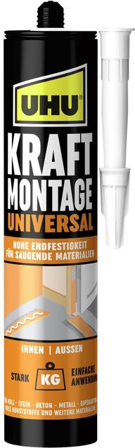UHU Kraft Montage Universal Kleber in Beige, 470 g Kartusche - Bild 1