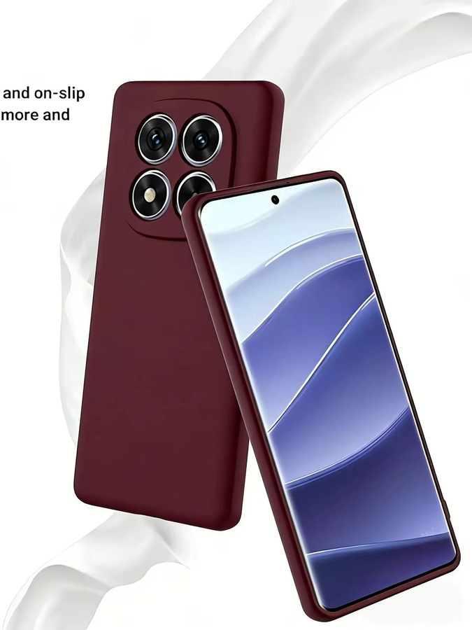 Xiaomi Schutzhülle aus flüssigem Silikon für Redmi Note 15 14 13 4G/5G Pro Plus in Rot - Bild 7