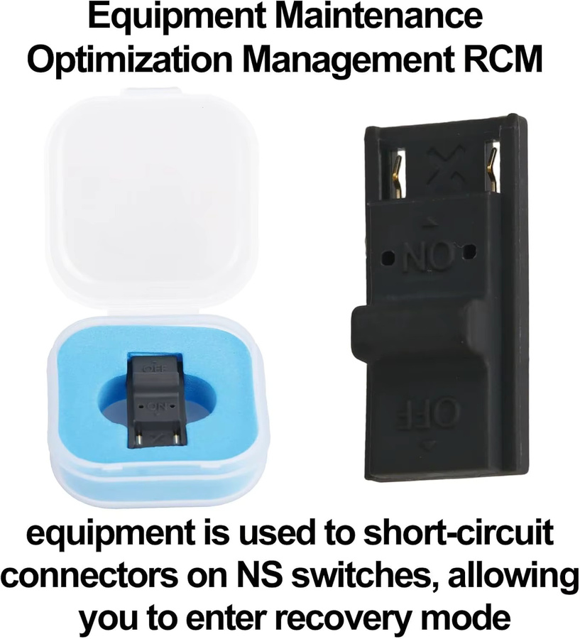 RCM-Vorrichtungswerkzeug für die Nintendo Switch Schalterkonsole, langlebige RCM-Lader-Clips aus Kunststoff in Schwarz, Kurzschlusswerkzeug für Modding und Recovery-Modus - Bild 4