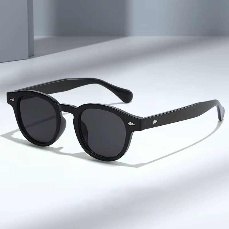 Ah-Mee Sonnenbrille, rund, Vollrand, Kunststoff, Unisex - Bild 1