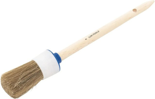 LUX-TOOLS Ringpinsel Universal für wasserbasierte Lacke und Holz, Durchmesser: 35 mm - Bild 1