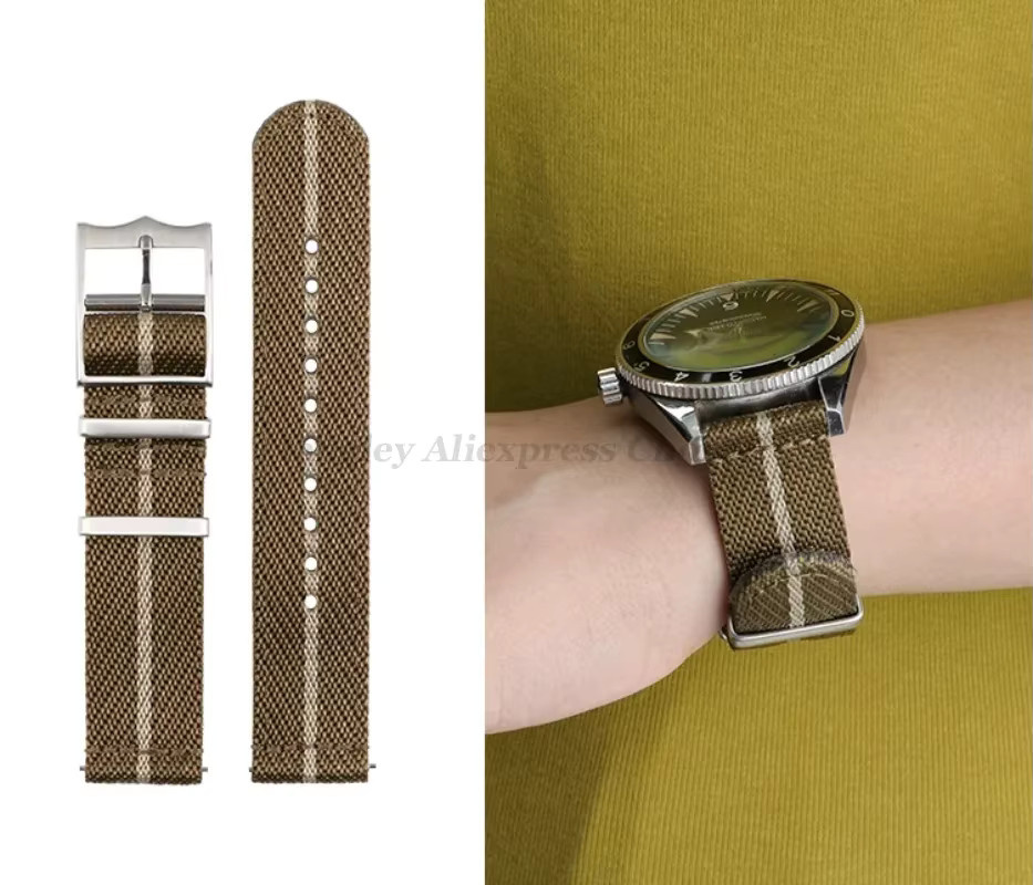 Uhrenarmband Nylon, Textil/NATO, Herren, 20 mm, 22 mm - Bild 2
