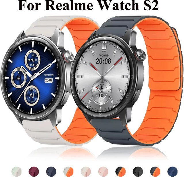 Realme Uhrenarmband Silikon, 22 mm, Magnetisch, Sport - Bild 1