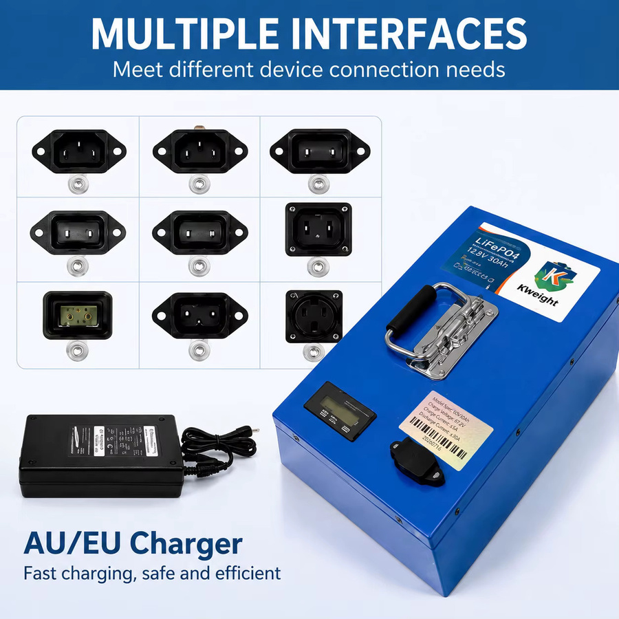 Lithium-Ionen-Akku-Pack 21700 für Motorrad, Elektrofahrzeuge und Dreiräder, 60V, Farbe: Blau - Bild 5