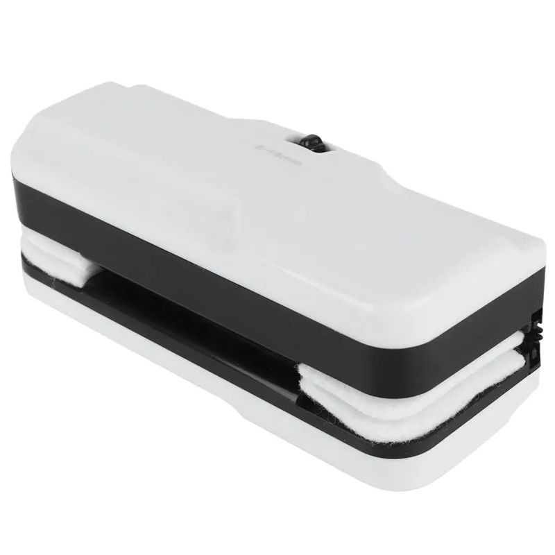 Magnetischer Fensterputzer CosyHome Doppelseitiger Glaswischer mit Mikrofasertuch in Weiß - Bild 2
