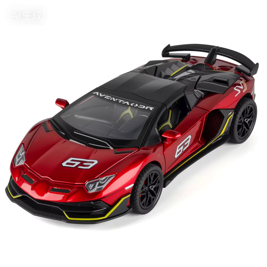 RMZ city SVJ63 Revuelto MANSORY Sportwagen-Modell, 1:32, Metall, mit Licht und Sound, mit öffnenden Türen, Rückziehfunktion - Bild 4