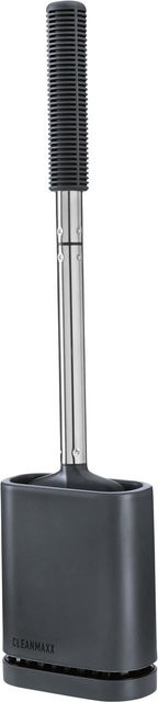 CLEANmaxx WC-Bürste mit Wandhalterung aus Kunststoff in Grau - Bild 1