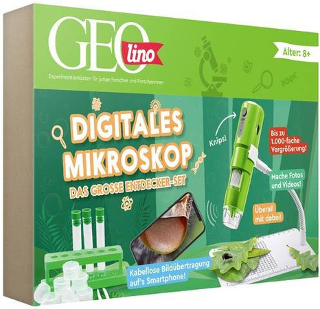 Franzis Verlag GEOlino Mikrokosmos Das digitale Mikroskop Abenteuer-Box ab 8 Jahre