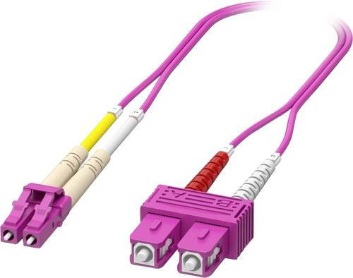 Phoenix Contact LWL-Kabel FOC-LC:PA-SC:PA-OM4:D01/2 Ethernet-Kabel mit LC-Stecker in Pink - Bild 1