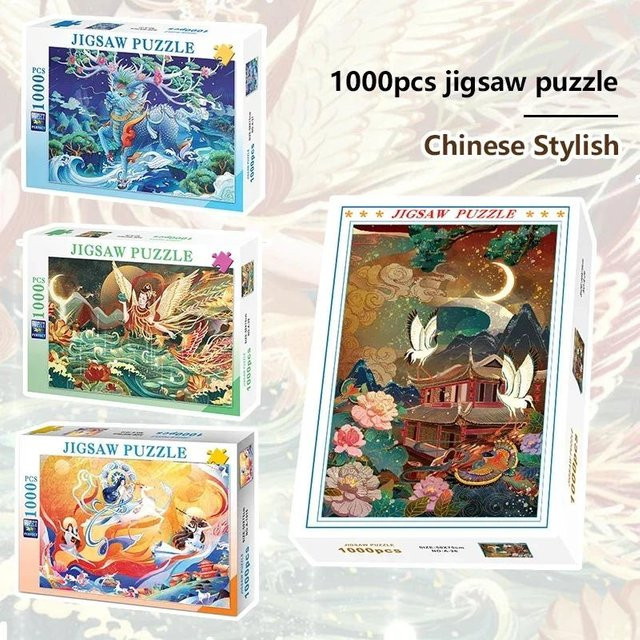 MaxRenard Puzzle, chinesischer Stil, antike Mode, 1.000 Teile - Bild 1