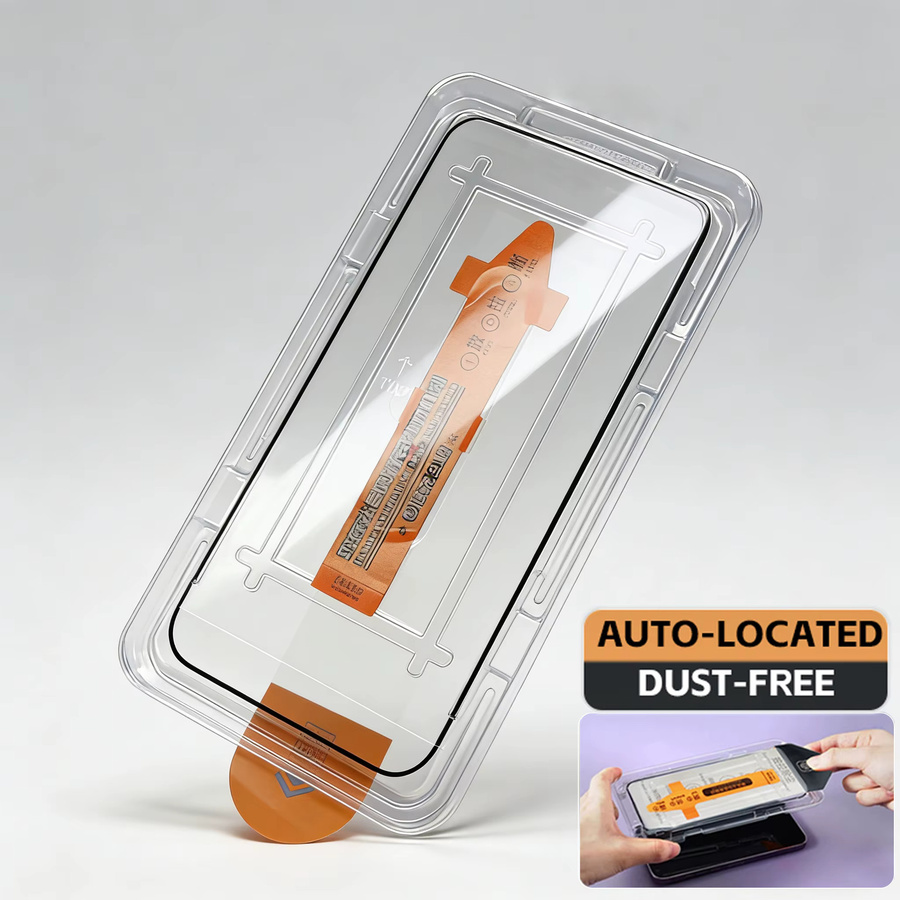 2 Stück Nothing Phone 4a Pro Displayschutzfolie aus gehärtetem Glas, transparent, inklusive Auto Alignment Kit für vollständige Abdeckung - Bild 5