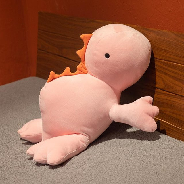 Dinosaurier-Plüschtier, rosa-grün, 60cm, ab 14 Jahren - Bild 1