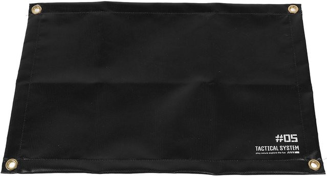 Igeteck Grillmatte aus Silikon und Glasfaser in Schwarz, feuerfeste Schutzmatte für BBQ, Camping und Feuerstellen - Bild 1