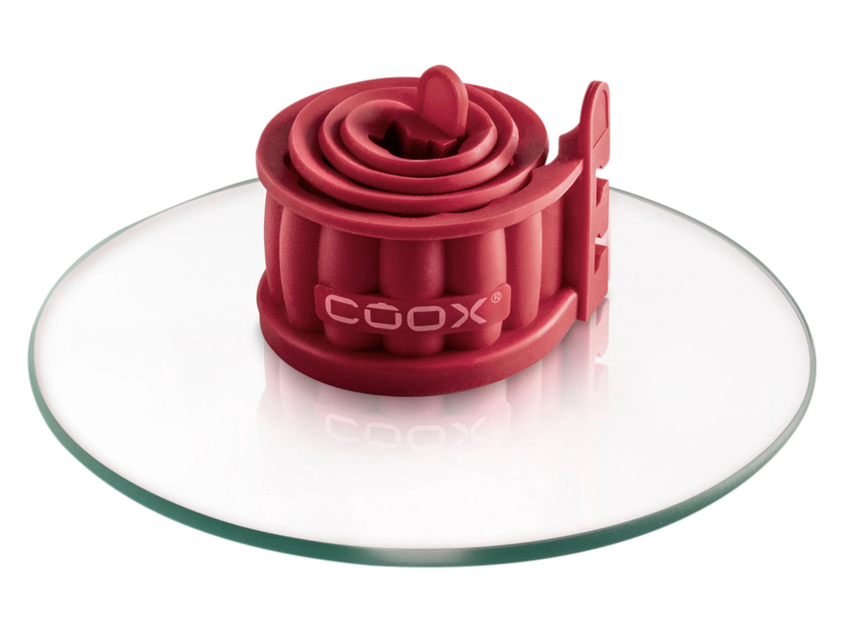 COOX Quicheform mit Glasboden und Silikon, Dunkelrot, Durchmesser: 18,0 cm - Bild 4