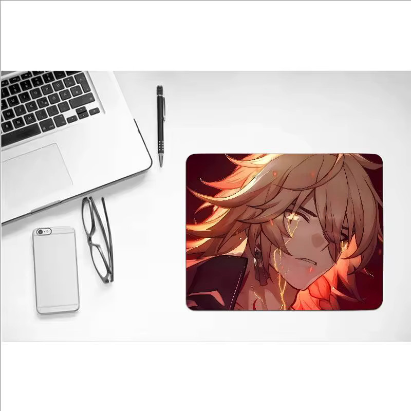 Moetch Honkai Star Rail Anime Mydei Mauspad für Tastatur und Laptop, rutschfest, Multicolour - Bild 7