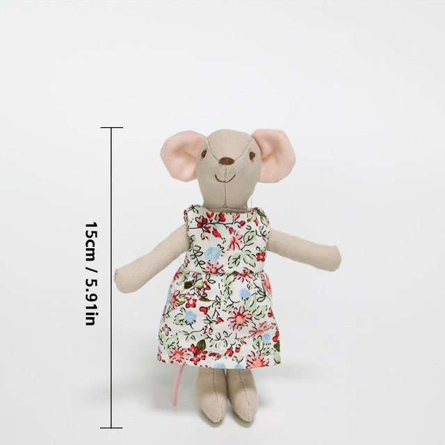 Yiran toy Maus Puppe, Plüschtier, ab 6 Jahren, Bunt / Mehrfarbig - Bild 1