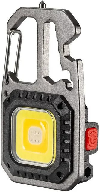 KDULIT Mini COB Schlüsselanhänger Taschenlampe mit USB-Aufladung als tragbare LED Arbeitsleuchte für Outdoor, Camping und Notfälle - Bild 1