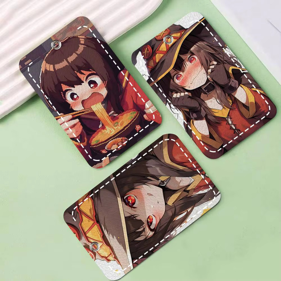 bilibili Schlüsselanhänger Megumin, Leder, Kartenetui - Bild 3