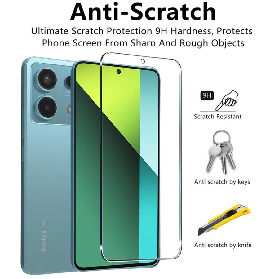 9H HD Displayschutzfolie Transparent für Xiaomi Redmi Note 15 14 13 12 11 10 9 Pro 15R 12S 14S Redmi 15C 14C 13C 12C 10C - Bild 3