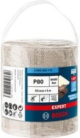 Bosch Expert M480 Schleifnetzrolle für Holz und Lack, Körnung 80, Durchmesser: 9,3 cm, Länge: 5 m - Bild 1