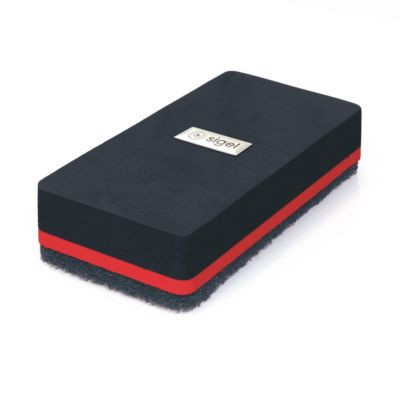 Sigel Board Eraser magnetischer Tafellöscher aus Kunststoff in Rot-Schwarz - Bild 2