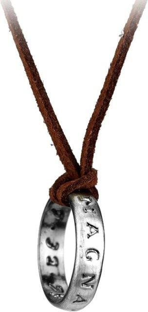 Halskette Aluminiumlegierung, Schwarz, Damen - Bild 1