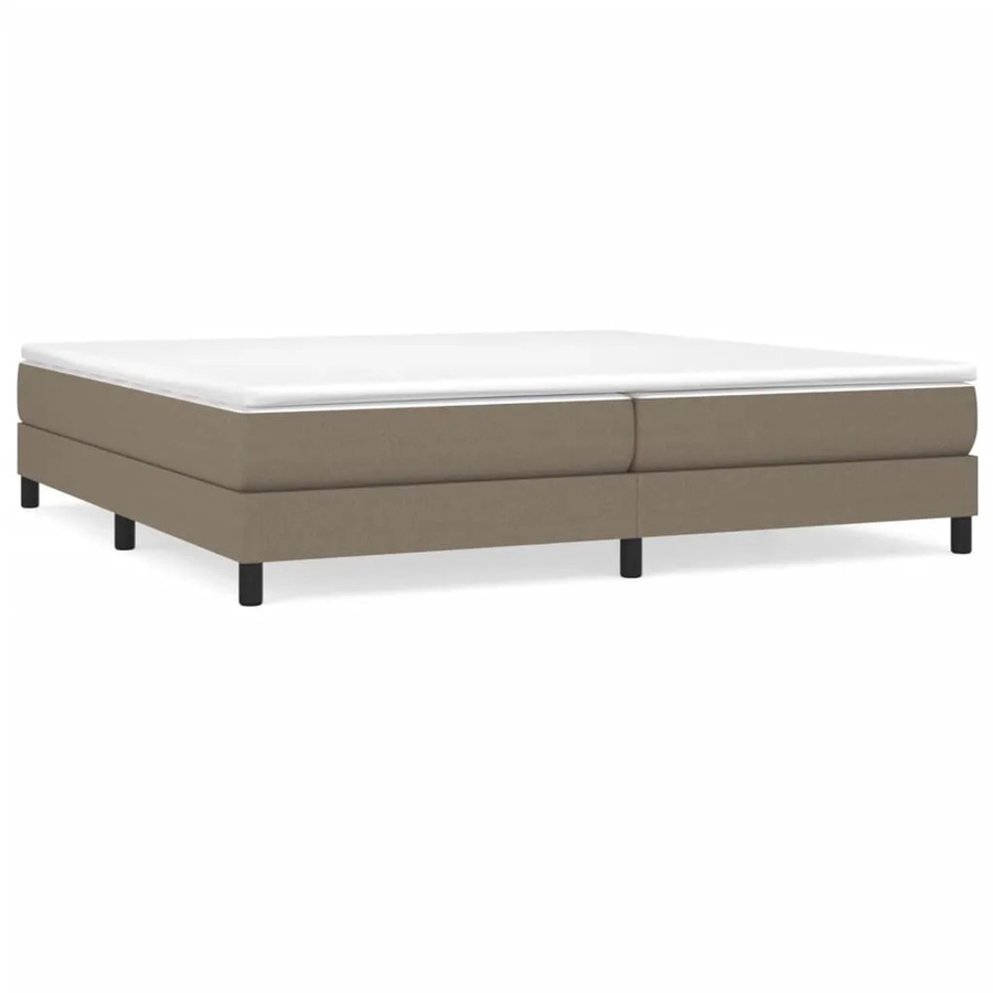 vidaXL Boxspringbett in Taupe mit Stoffbezug B/T/H: 200 x 200 x 25 cm - Bild 2