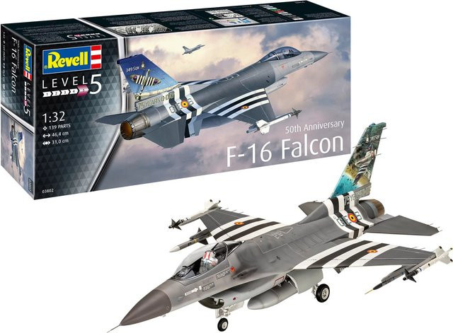 Revell 50th Anniversary F-16 Falcon, Modellbau, 1:32, ab 14 Jahren - Bild 2