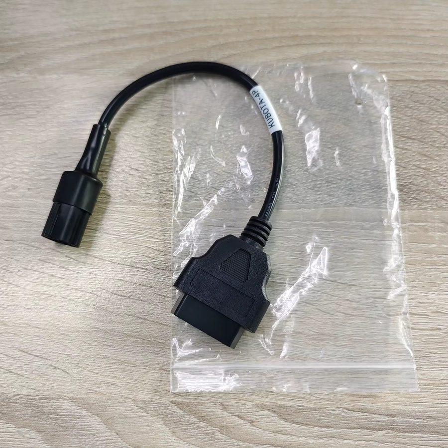 JFIND OBD2 Adapterkabel 16 Pin auf 4 Pin für KUBOTA Landmaschinen in Schwarz - Bild 2