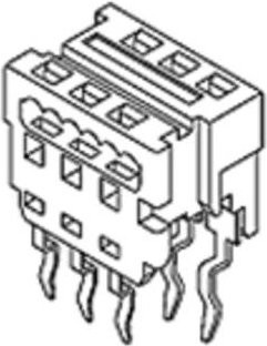 Molex Einbau-Buchsenleiste Standard 16 Polzahl mit 1.27mm Rastermaß - Bild 1