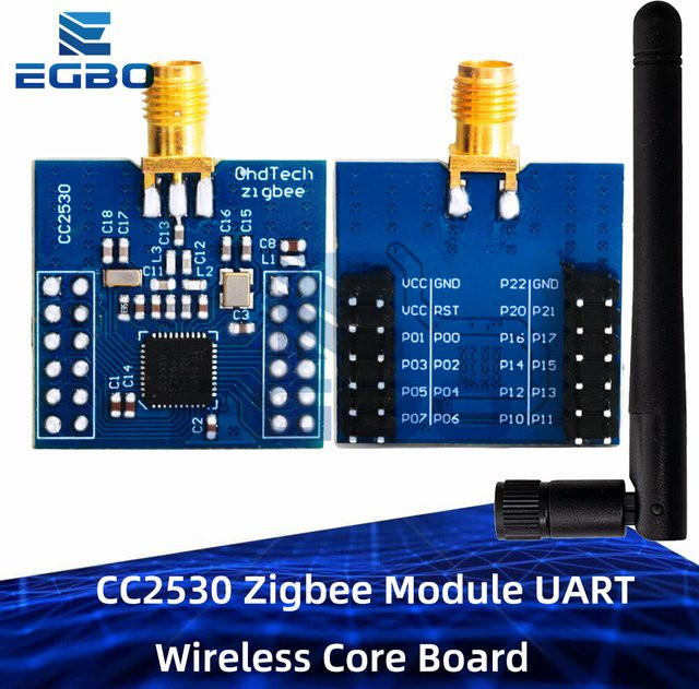EGBO CC2530 Zigbee Wireless Dev Board CC2530F256 UART 2,4 GHz IoT-Modul in Blau - Bild 1