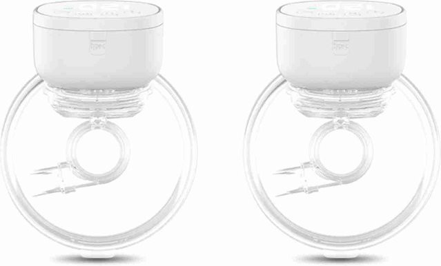 Binchi My-376 Tragbare Elektrische Milchpumpe Weiß mit 3 Modi und 9 Saugstufen, 180 ml Fassungsvermögen - Bild 1