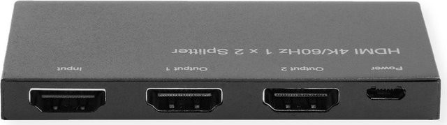 Roline 2-Port HDMI-Splitter UltraSlim 4K60Hz in Schwarz (14.01.3556) - Bild 1