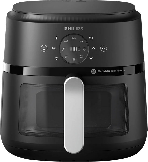 Philips Airfryer XL NA231/00 Heißluftfritteuse in Schwarz mit App-Steuerung - Bild 1