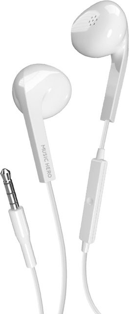 SBS In-Ear Kopfhörer mit 3,5-mm-Klinkenstecker in Weiß - Bild 1