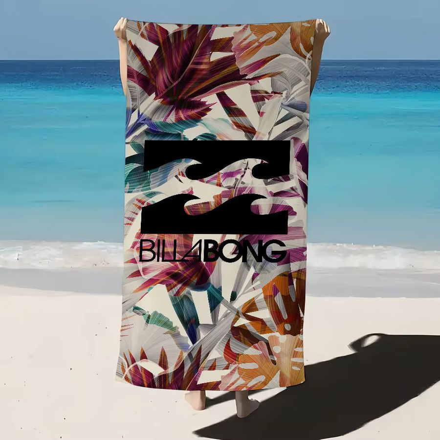 Billabong Logo Strandtuch leicht und luxuriös für Reise, Camping und Pool - Bild 3