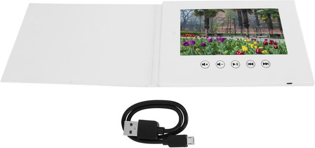 Elektronische Video-Grußkarte mit LCD-Bildschirm von ZuiyouPet1 in Weiß - Bild 1
